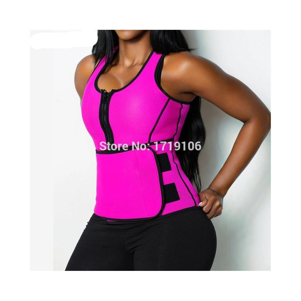 Trade Shop - Canotta Snellente Cami Hot Shapers Fascia Instant Training Maglia Dimagrante -