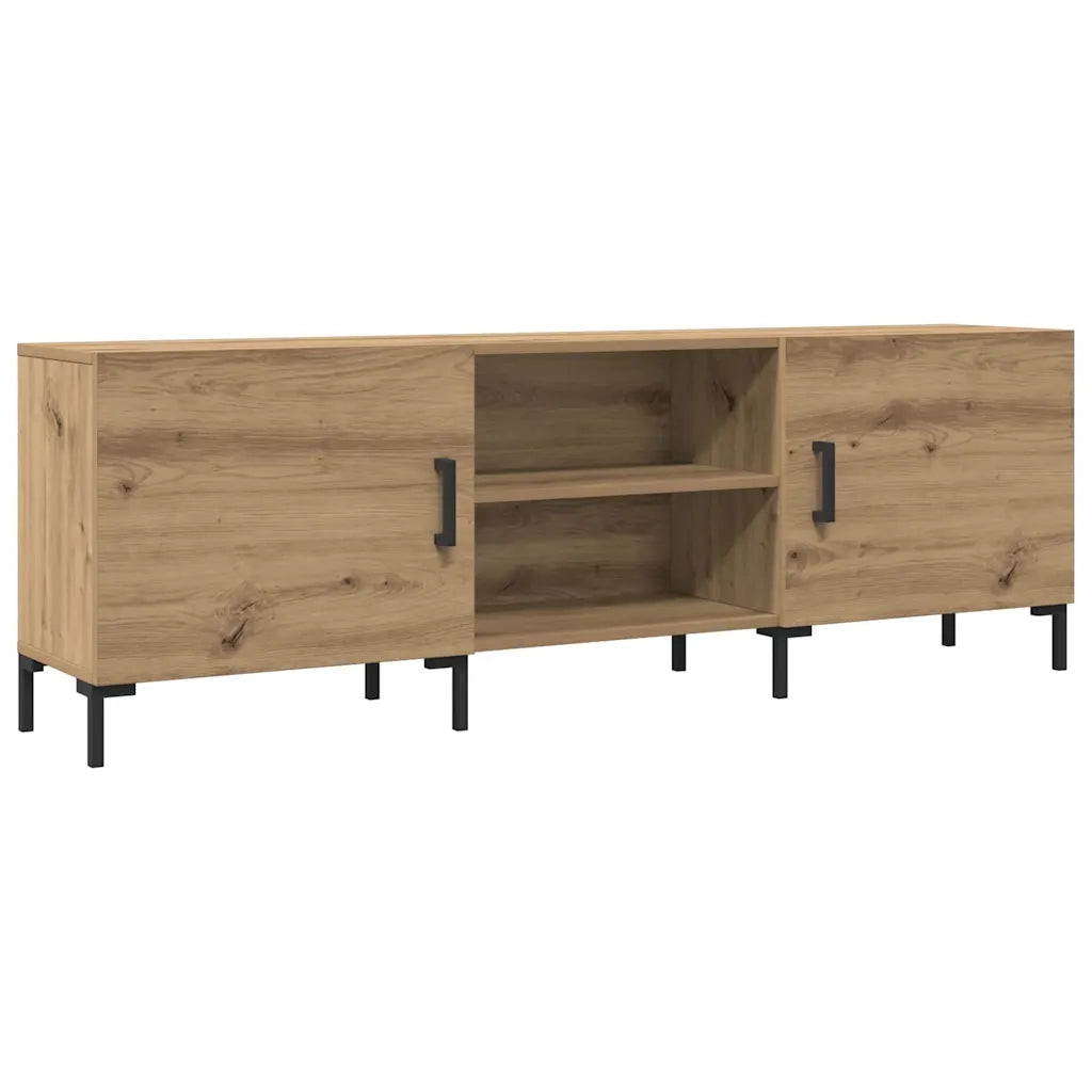 Mobile Porta TV-Mobile per TV-Credenza TV Rovere Artigianale 150x30x50cm in Truciolato 826963