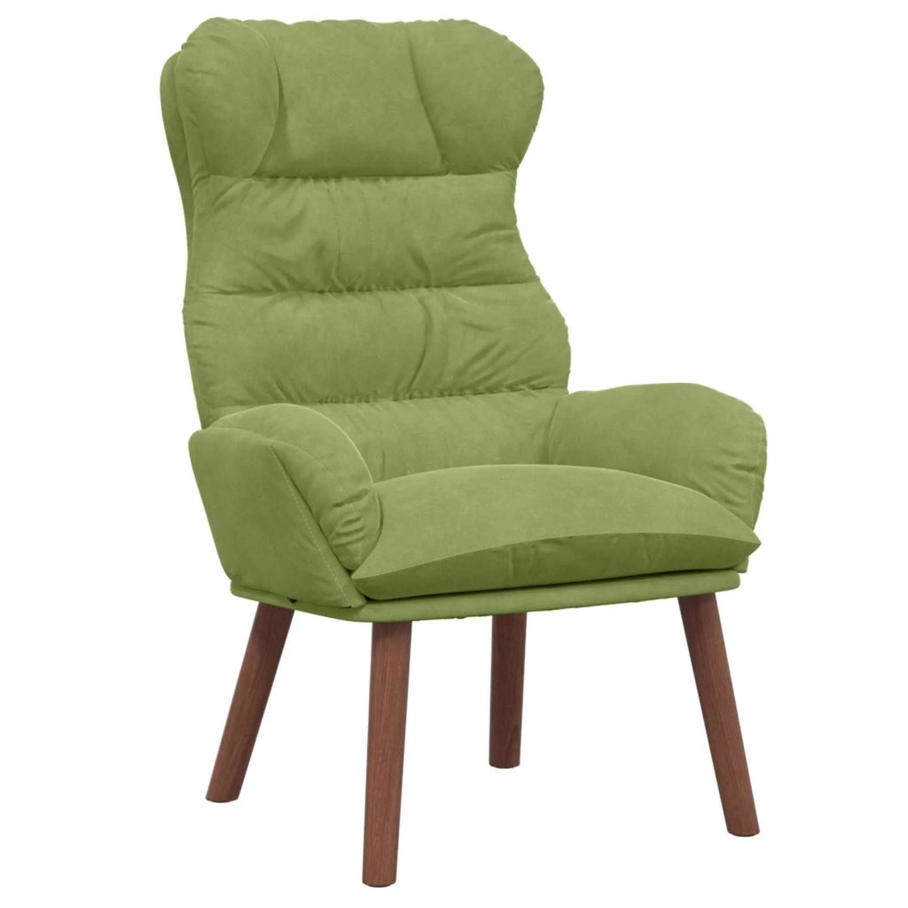 Divano Sedia-Poltrona Verde chiaro 69 x 74 x 93 cm Velluto