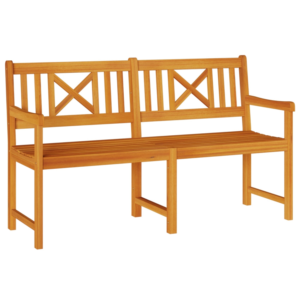 Panchina da Giardino 150x56x90 cm Legno Massello di Acacia