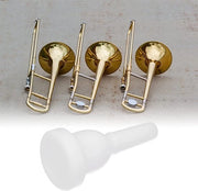 Mondstuk Professionale per Trombone - Kunststof - Tromboni - Hoornmondstuk in Bianco - Strumenti a Fiato - Per l'Esibizione - Mondstuk per Trombone