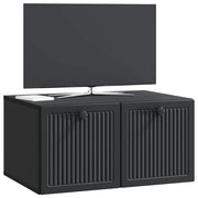 Mobile TV da Muro | Armadietto TV | Mobile Porta TV Nero 59,5 x 41 x 30 cm