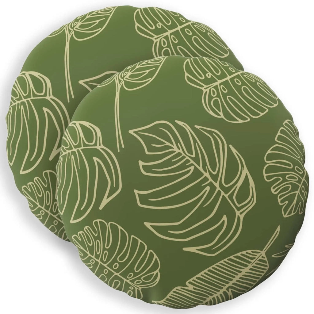 Federa 2 pcs HEERLEN Design a foglia Ø 40 cm Poliestere 922359