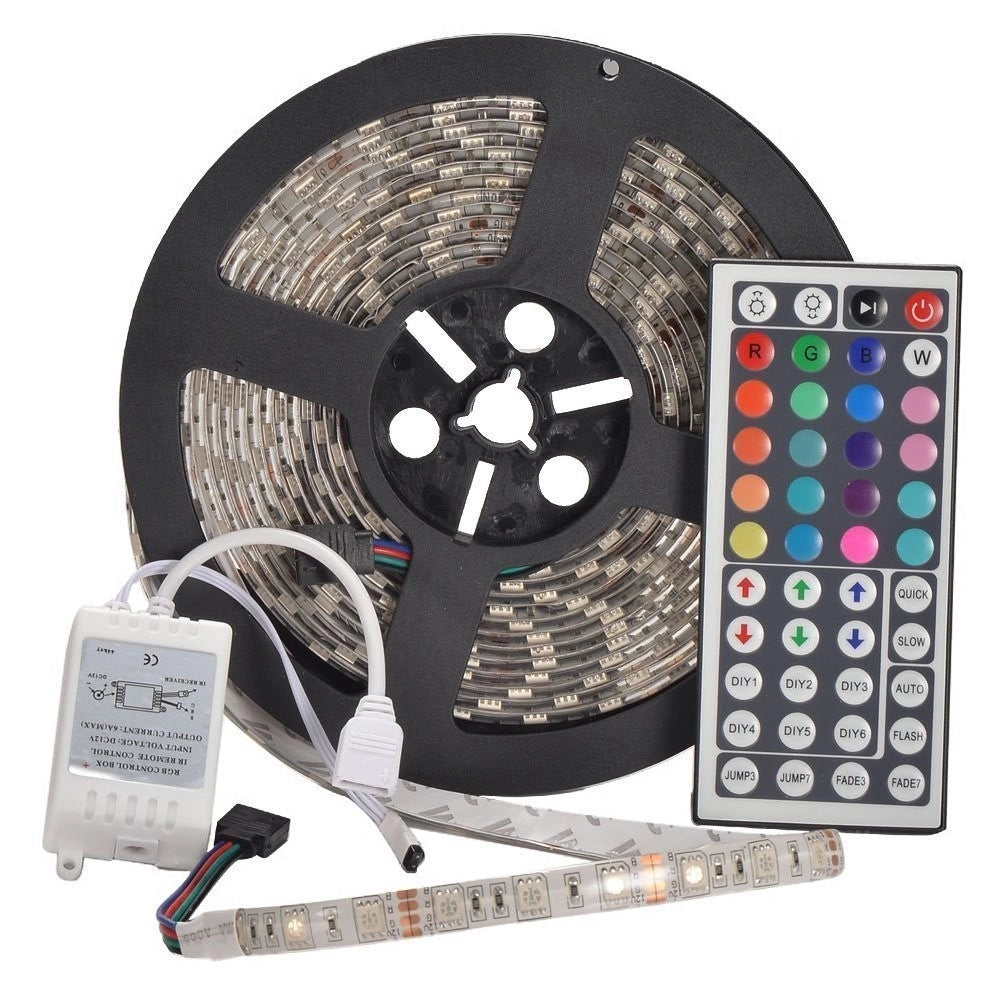 Trade Shop - 5m Impermeabile 300 X 5050 Smd 12v Dc Flessibile Striscia Luminosa A Led Rgb -
