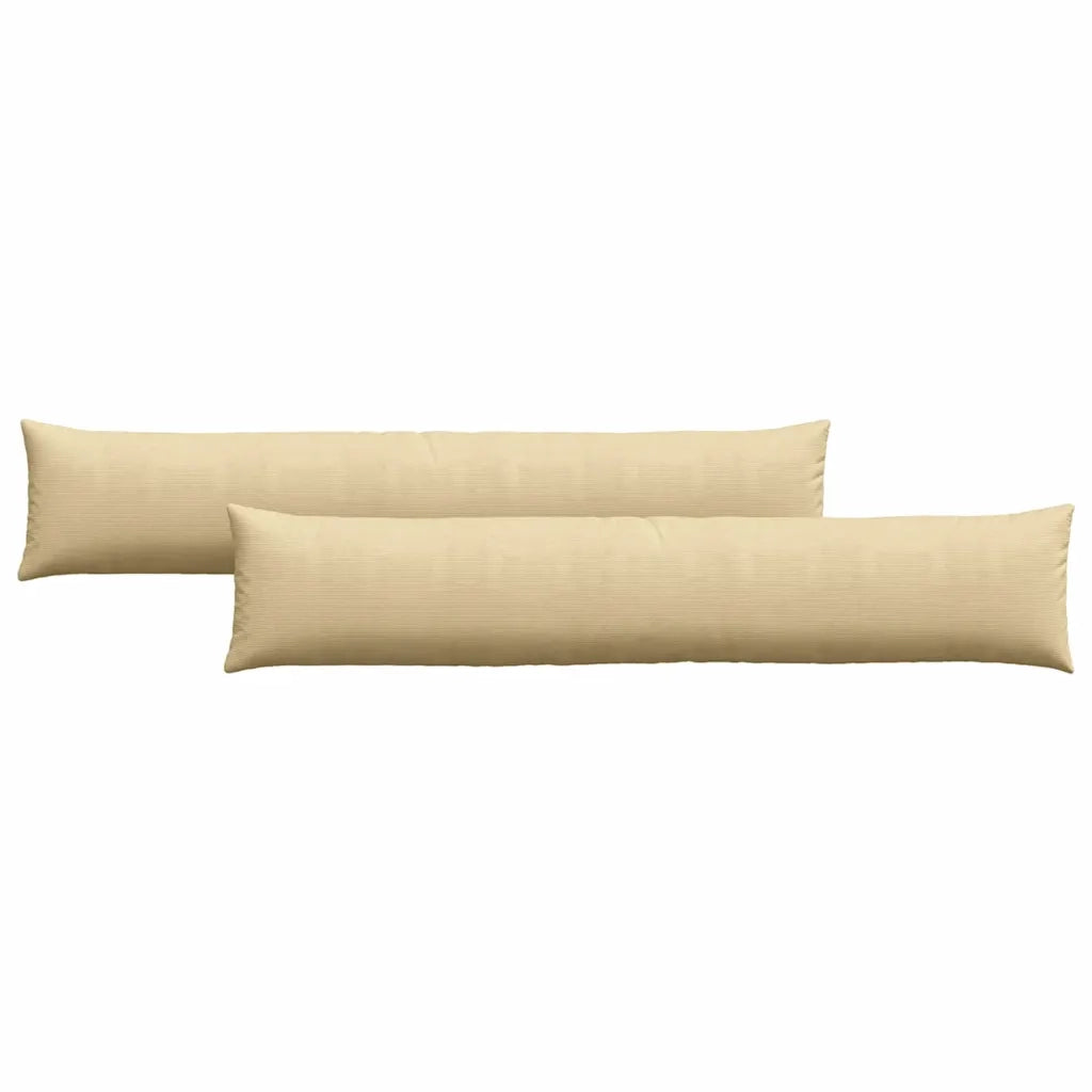 Cuscini da Divano 2 pz | Cuscini per sedie Grigio Verde 200 x 40 cm