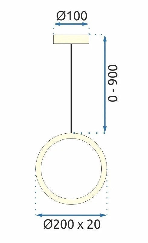 Lampada A Sospensione Led G112-cp Gold