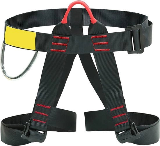 Cinturone di sicurezza per soccorso in caso di incendio - cinturone di arrampicata per metà corpo per arrampicata in montagna - attrezzatura per arrampicata per donne, uomini e bambini.