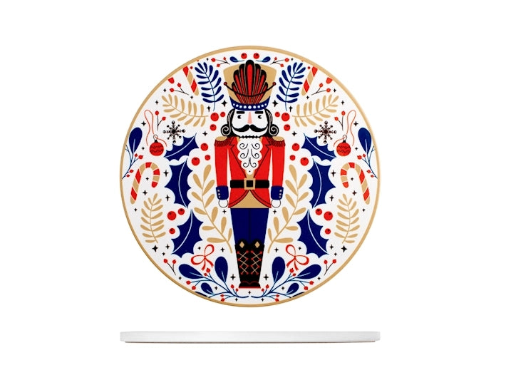 Sottopentola Natalizio in Ceramica Schiaccianoci