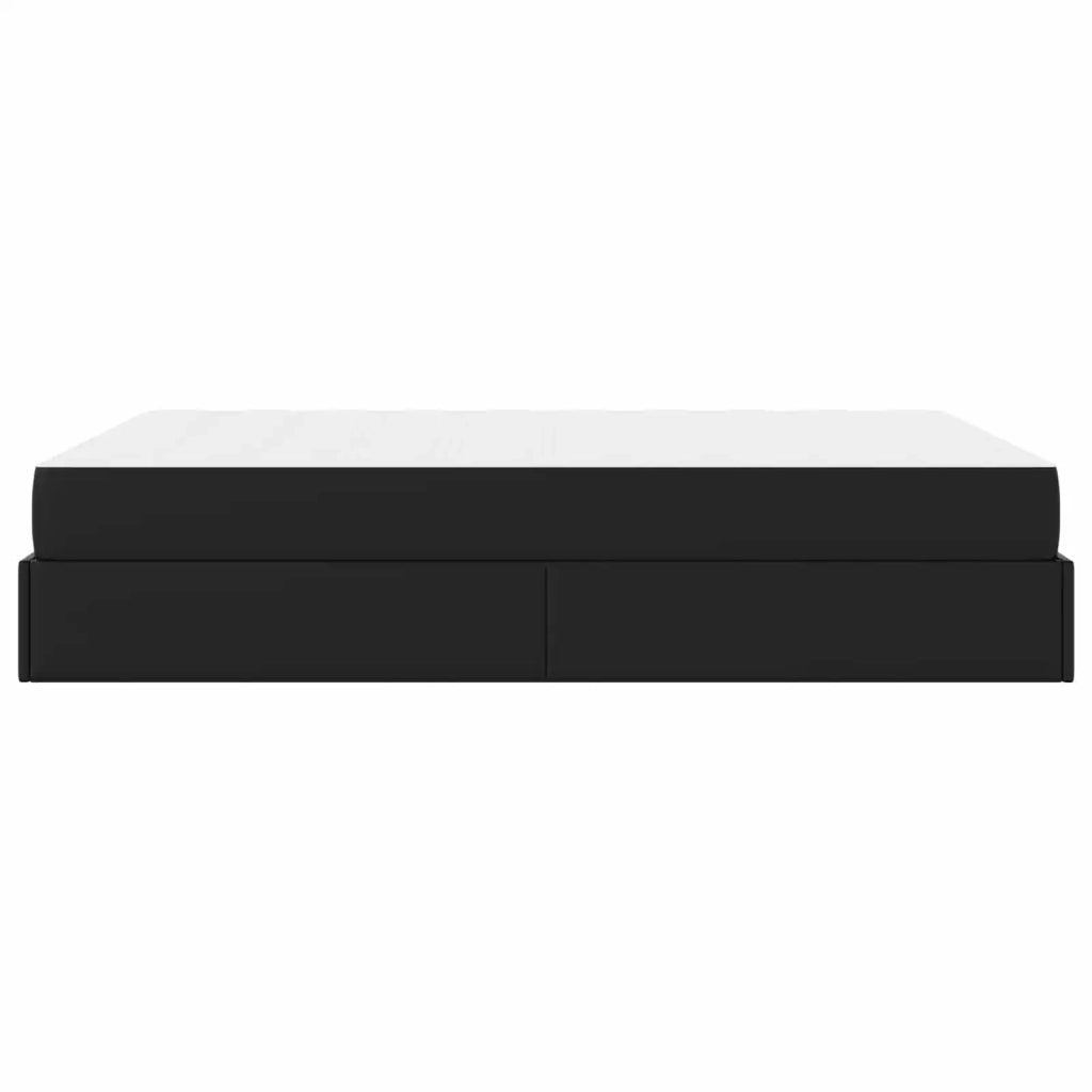 Struttura letto con materasso Altro 2 pcs Nero PVC 3399425
