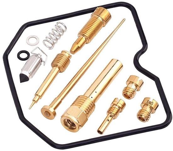 Kit di riparazione carburatore - Riparazione carburatore - Compatibile con Kaw*as/aki *Pr/airie 360 KVF360 - Materiale metallico - Incluso kit di parti - Facile da riparare - Kit di riparazione carburatore