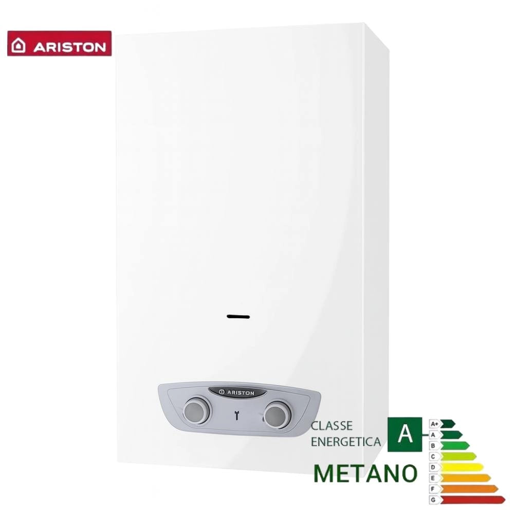Scaldabagno a gas ariston fast r x 11 low nox 11 litri *** tipo di combustibile metano, confezione 1