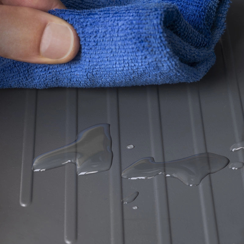 Coppia di cestelli girevole Harmony 3/4, Modulo larghezza 800mm, Altezza regolabile, Acciaio e Legno, Grigio antracite