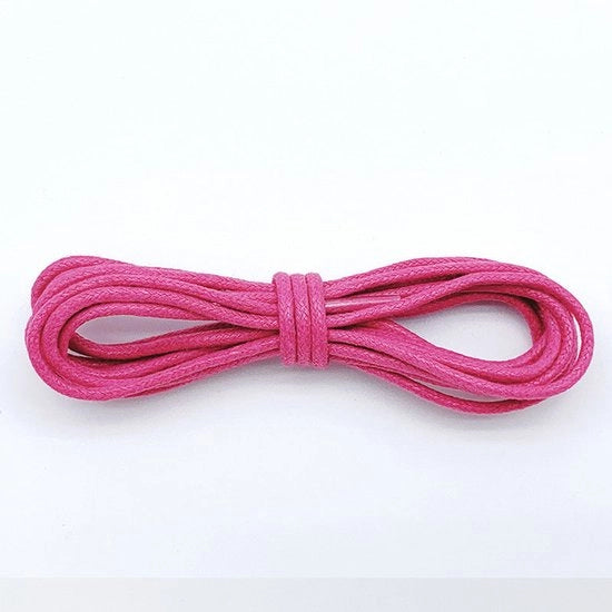 2 paia di cordoncini in cotone di 80 cm - Cordoncini rotondi di 2,5 mm - Cordoncini robusti rotondi - Cordoncini duraturi - Cordoncini per stivali - Cordoncini in pelle impermeabili - Per scarpe e stivali eleganti