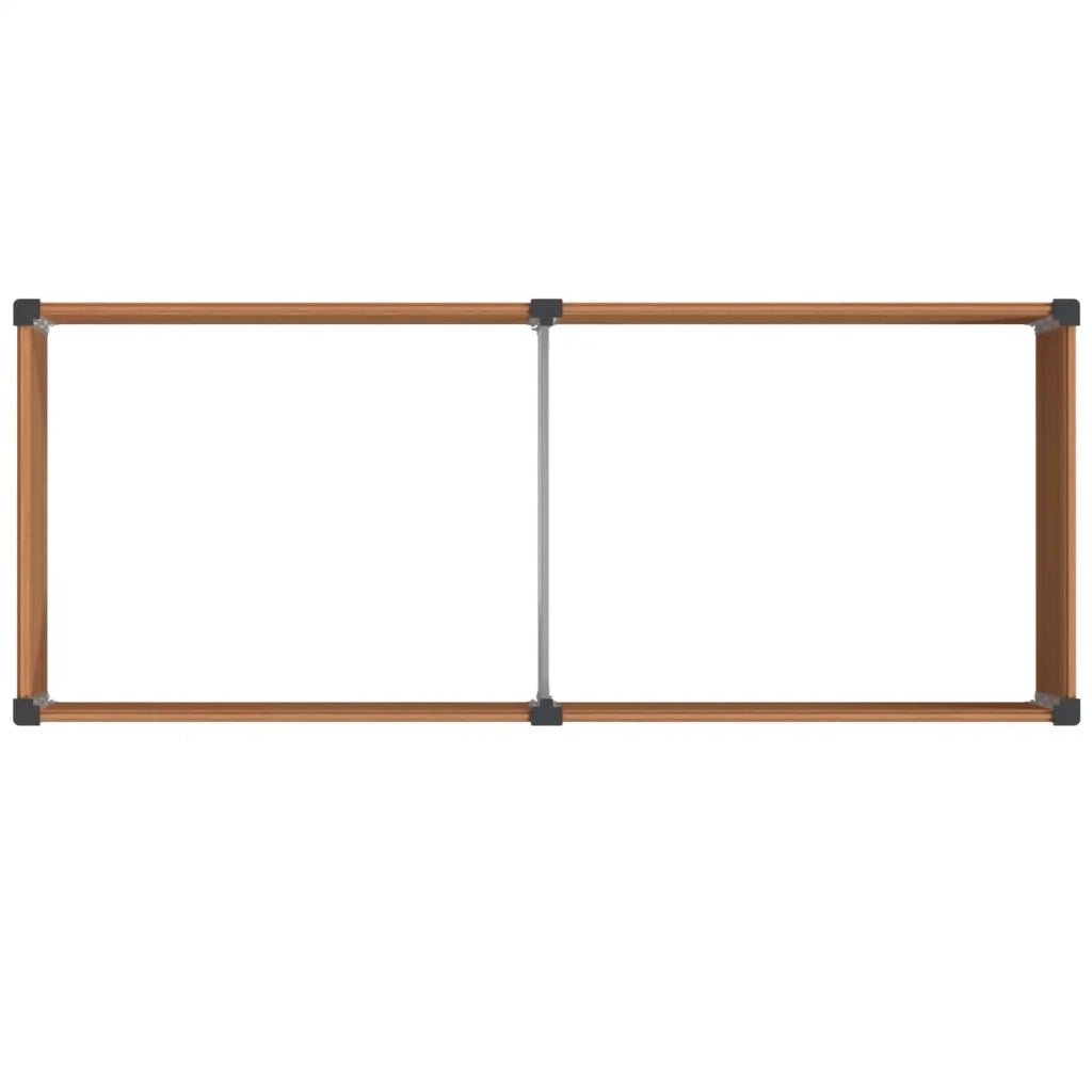 Letto rialzato da giardino Marrone 250 x 100 x 91 cm