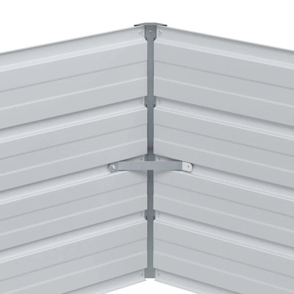 Letto rialzato da giardino Aspetto legno 129 x 129 x 45 cm 42017321