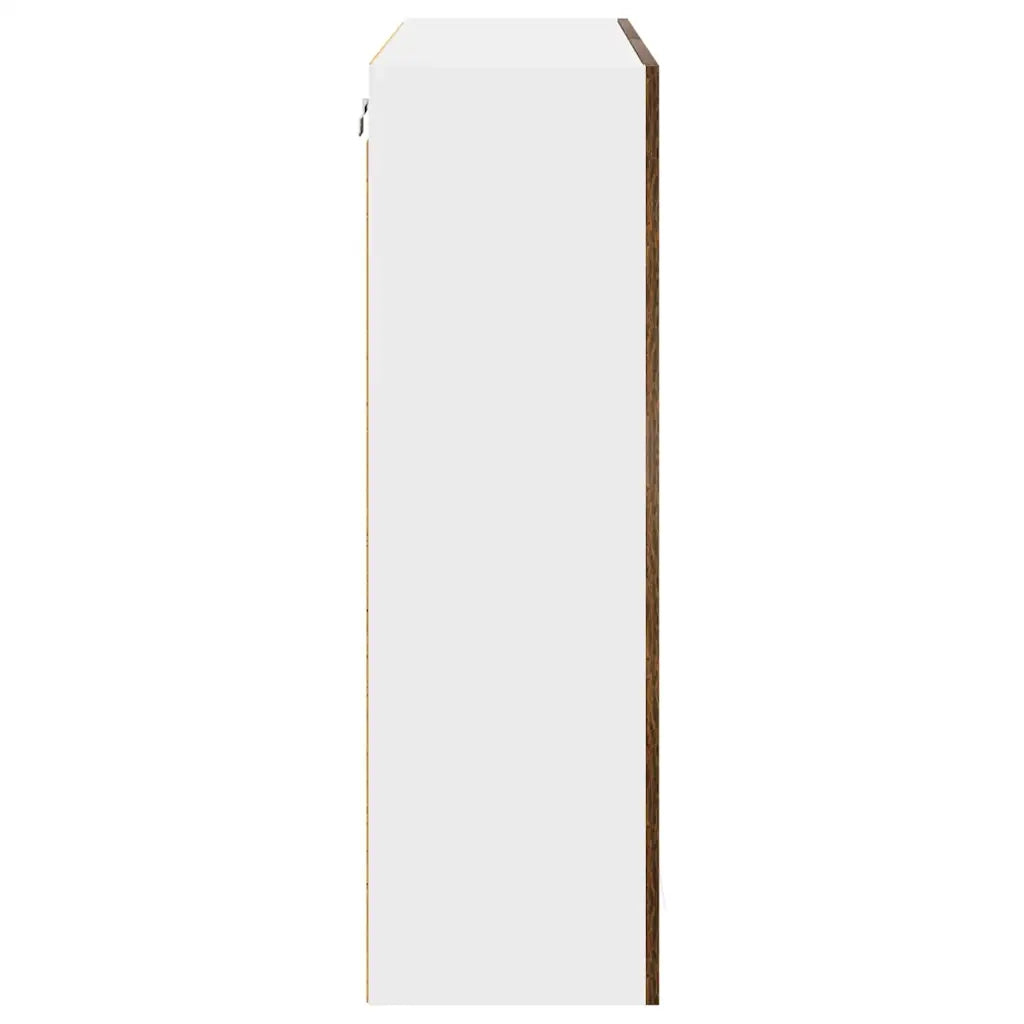 Armadio pensile Rovere fumé 80 x 31 x 100 cm Legno multistrato