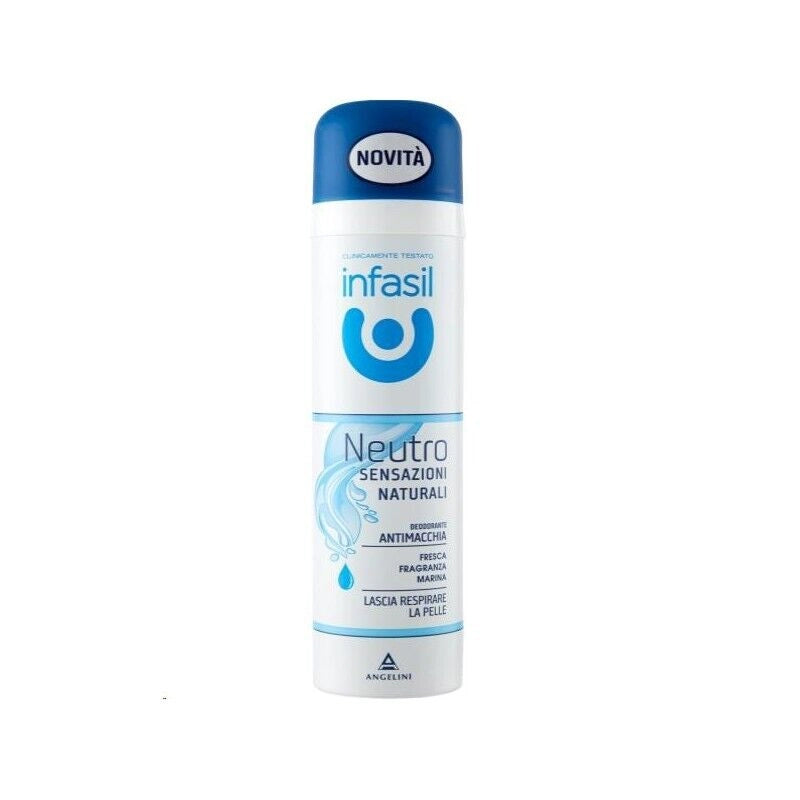 INFASIL DEODORANTE SPRAY NEUTRO SENSAZIONI NATURALI FRAGRANZA MARINA 150 ML