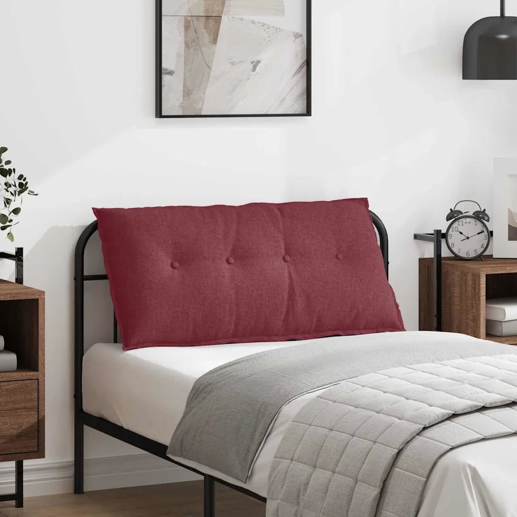 Cuscino per Schiena | Cuscino dorsale Rosso Vino 100 x 19 x 50 cm Tessuto