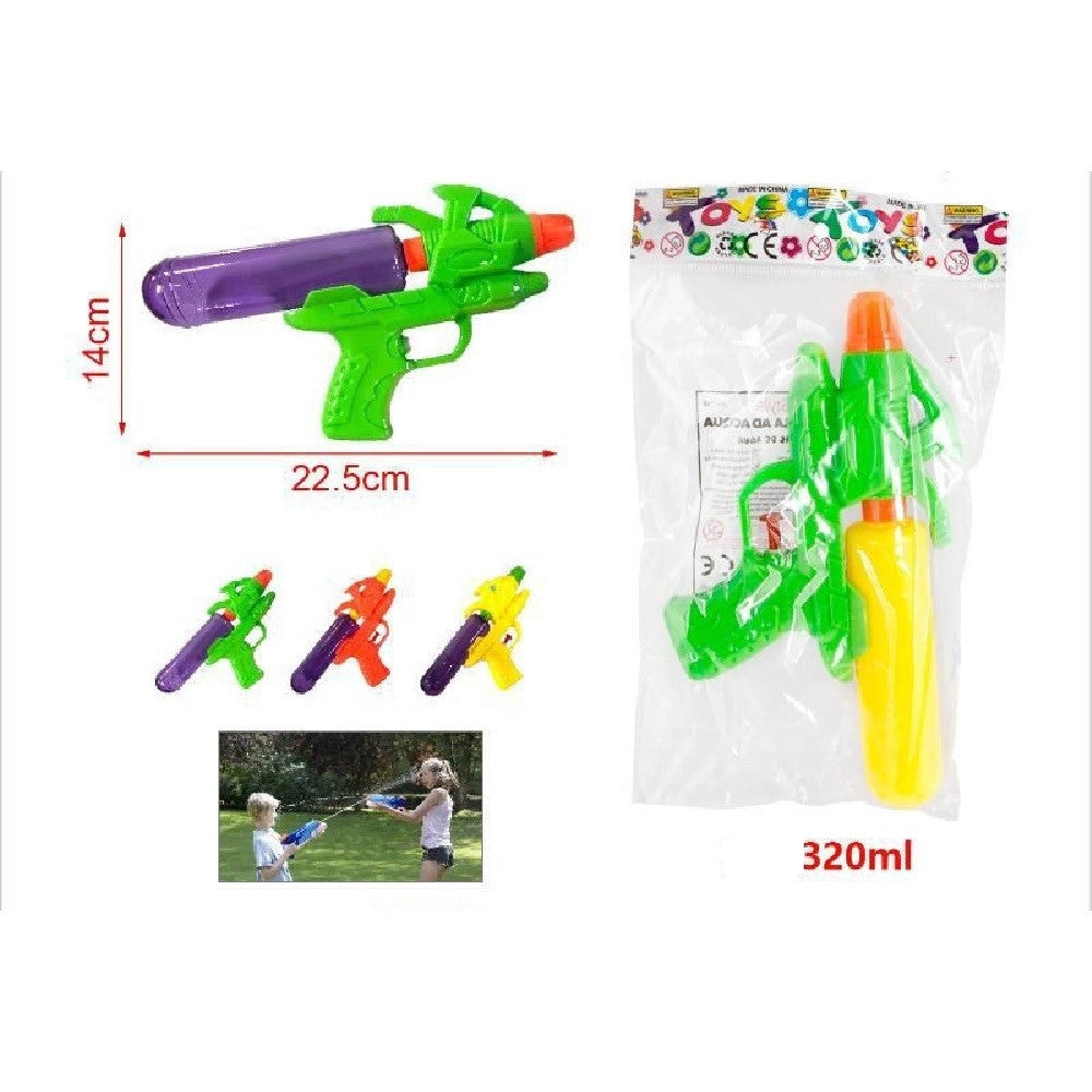 Trade Shop - Pistola Ad Acqua 22.5x14cm Con Serbatoio 320ml Gioco Bambini Mare Estate 2904362 -