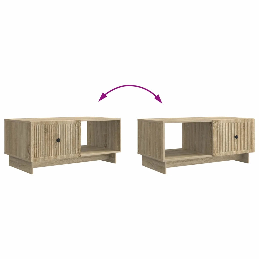 Tavolino da salotto Rovere Sonoma 90 x 50 x 40 cm 894037