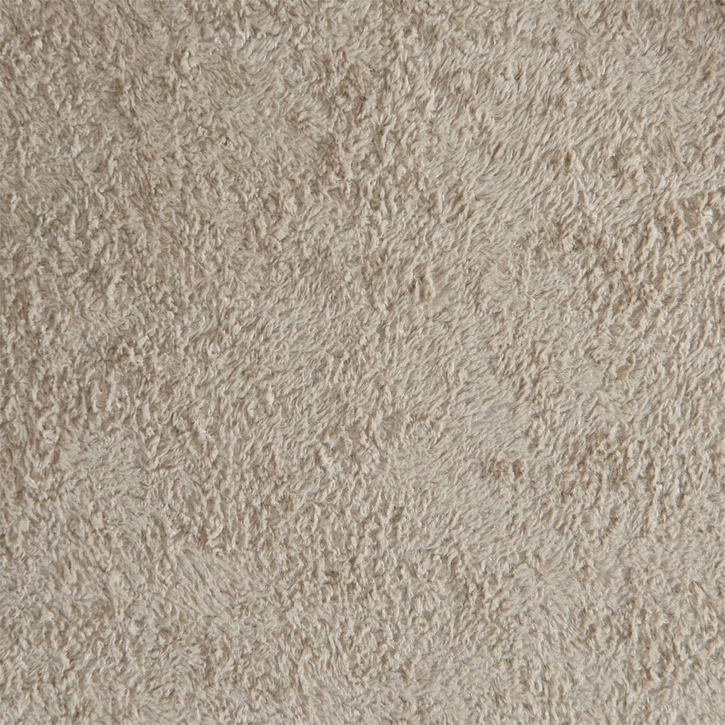 Poltrona organica in tessuto, beige