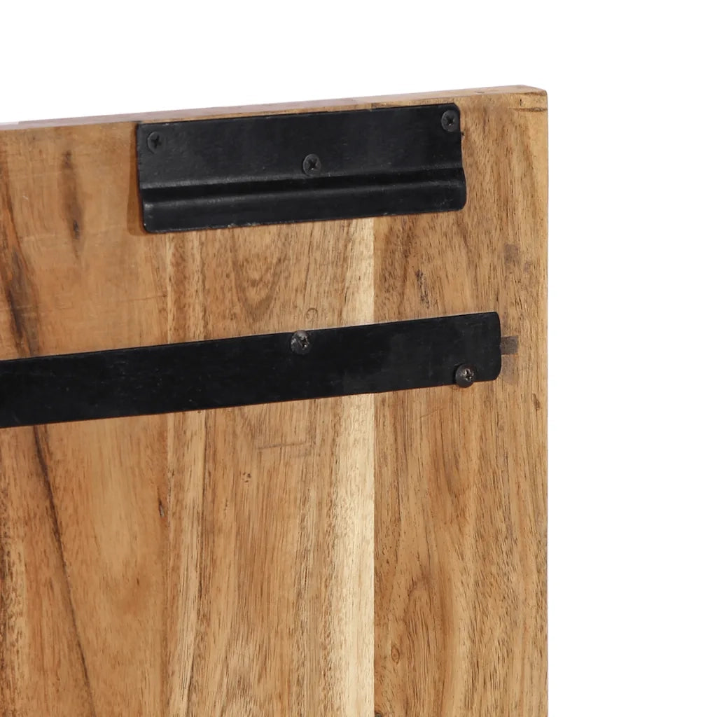 Testiera 140 cm in Legno Massello di Acacia