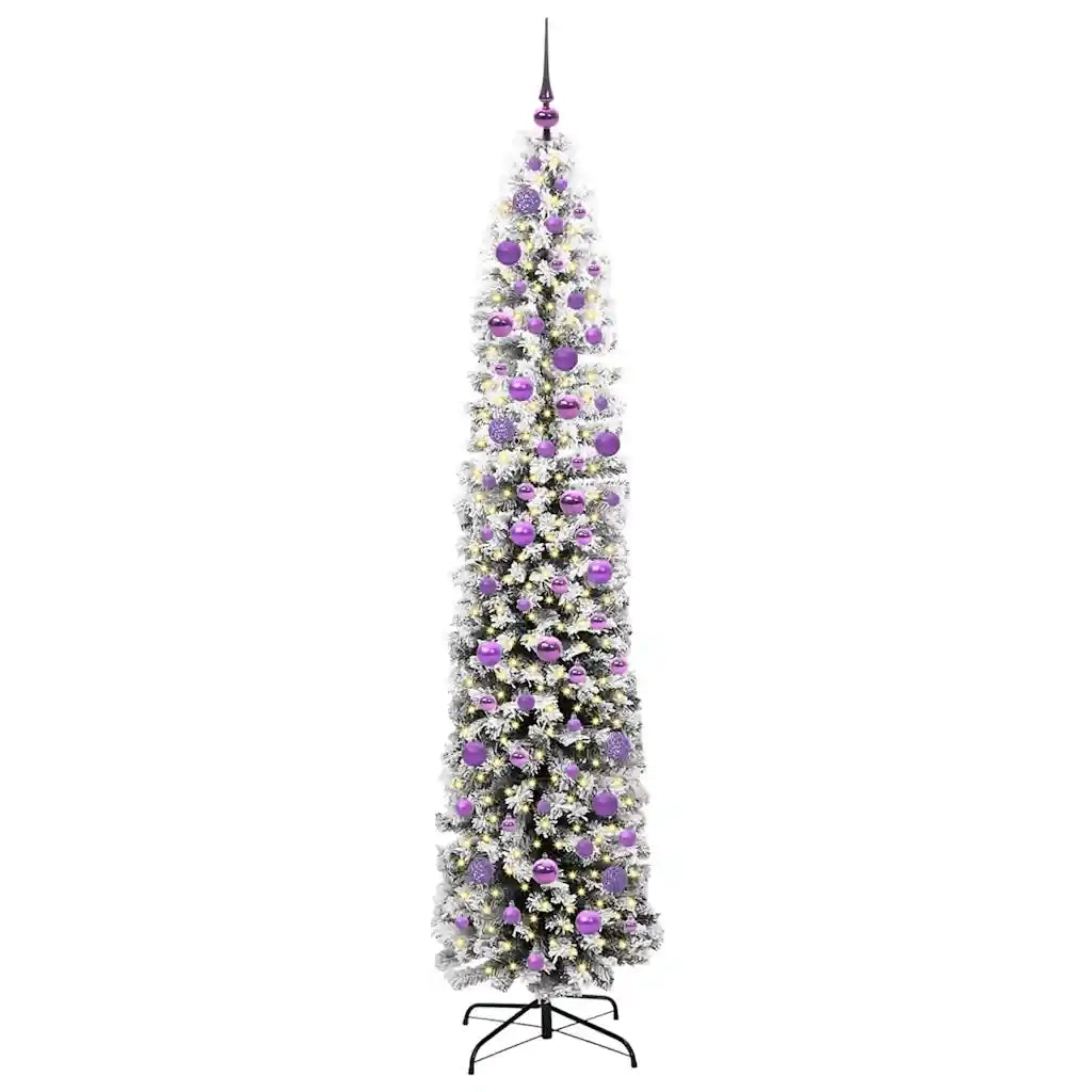 Albero di Natale | Decorazioni natalizie artificiale con 300 LED Verde 210 cm