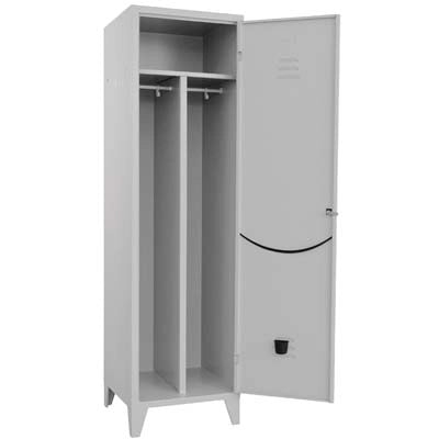 ARMADIO SPORCO PULITO MONTATO PROMETAL  VERN GRIGIO POSTI 1 H.MM 1795 MM  500X500