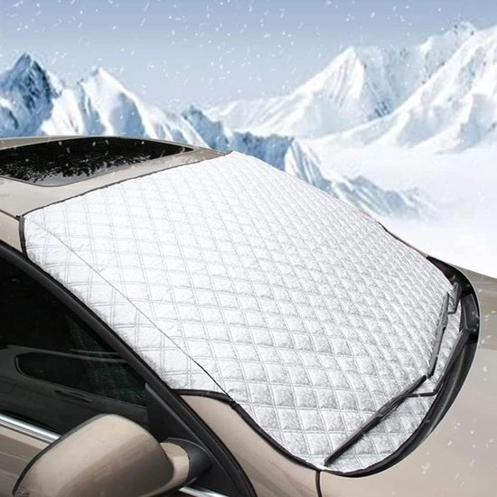 Protezione parabrezza, copertura parabrezza ultratrasparente, ombrello per parabrezza, inverno, contro neve, ghiaccio, gelo, sole, inquinamento UV, impermeabile all'acqua (140 x 90 cm)