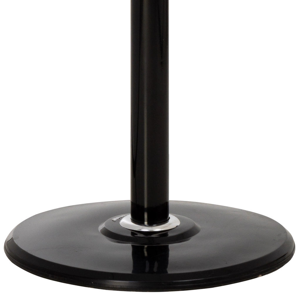 Perchero de metal negro con 5 ganchos D36x174h cm