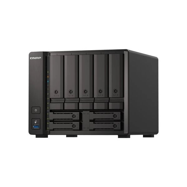 Qnap ts-h973ax nas tower ryzen embedded v1500b 8 gb ddr4 0 tb quts hero nero - TS-H973AX-8G