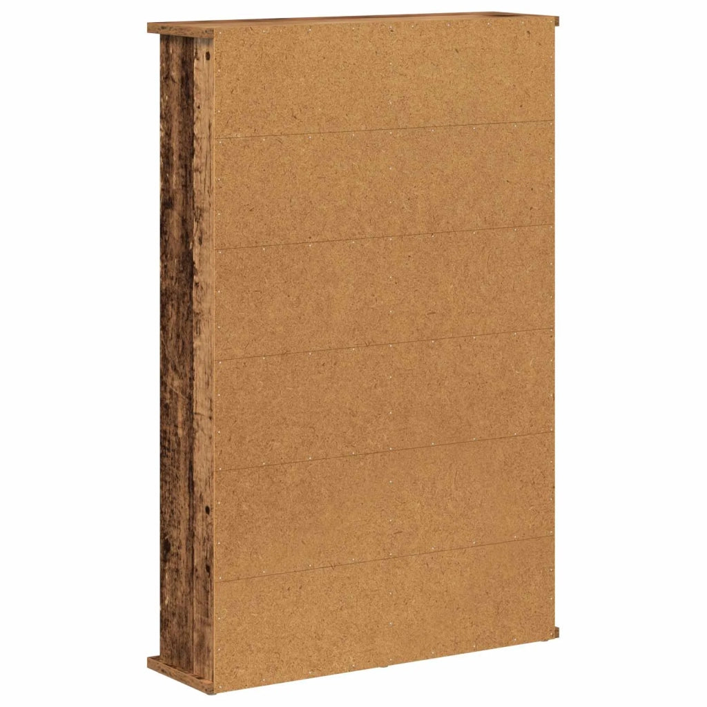 Mobile per CD Legno antico 60 x 17 x 92 cm Legno ingegnerizzato 8012742