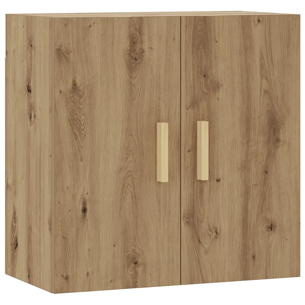 Armadietto a Muro Rovere Artigianale 60x31x60 cm in Truciolato 857070