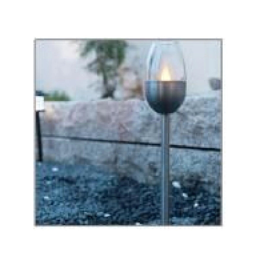 Trade Shop - Set 12pz Lampada A Luce Solare Led 38 Cm Con Picchetto Da Giardino Torce 2002998 -