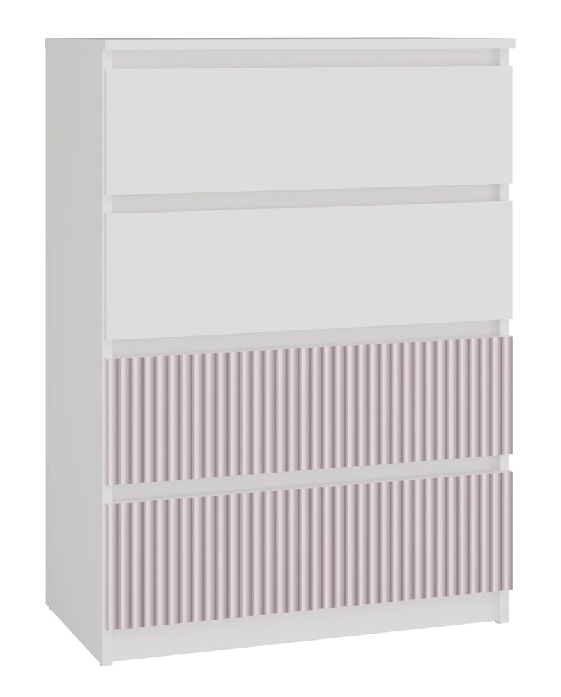 Cassettiera MALWA M4 ARTESO pink rosa per camera e soggiorno