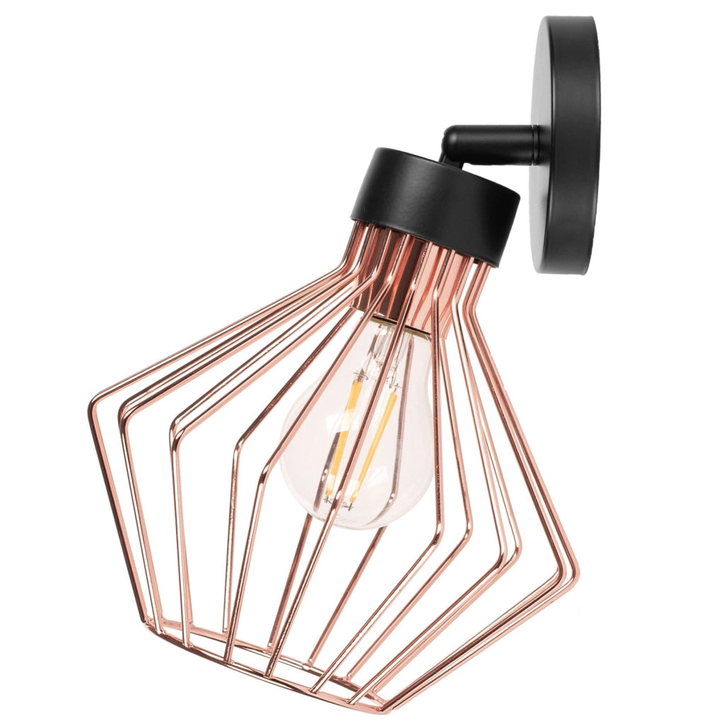 Lampada Da Parete Rose Black APP534-1W