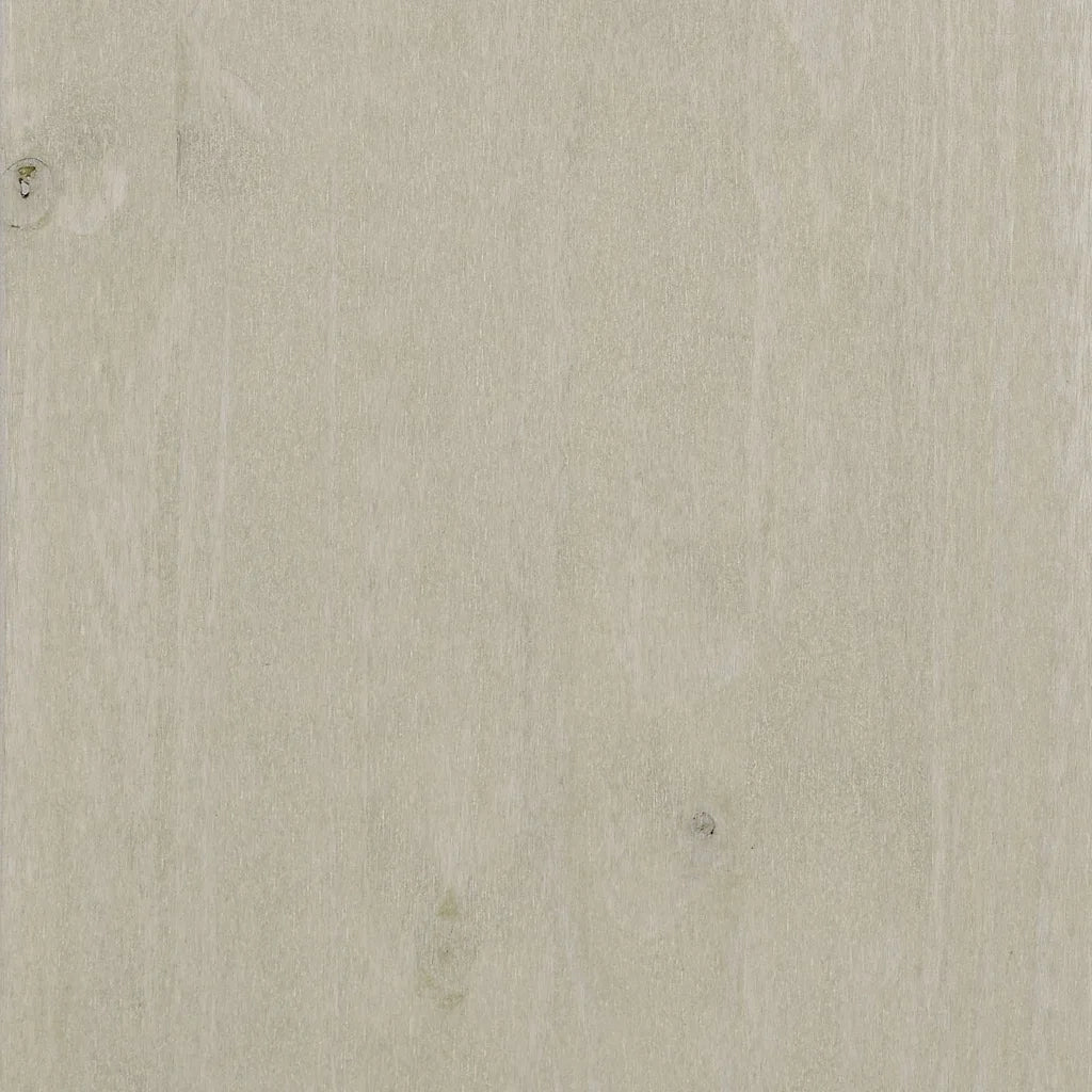 Piano Credenza HAMAR Bianco 85x35x100 cm Legno Massello di Pino 340509