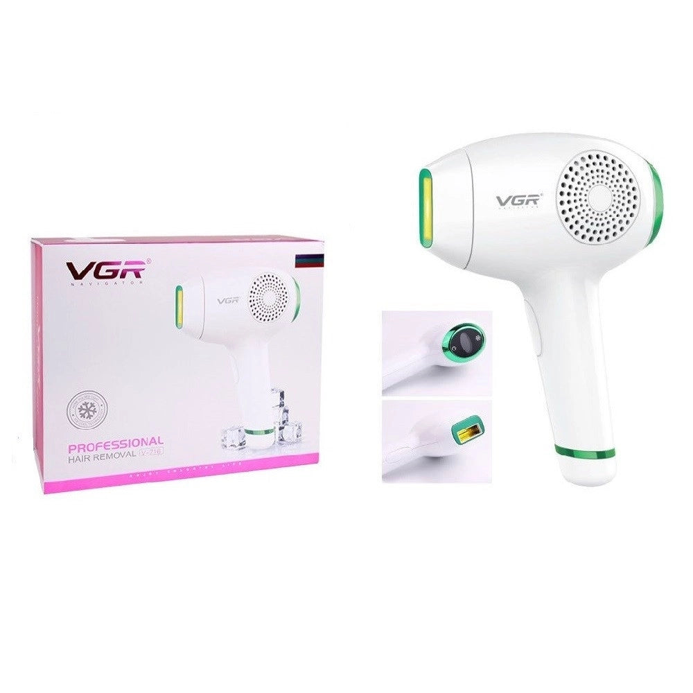 Trade Shop - Depilatore Luce Pulsata Professionale Flash Indolore Laser Viso Corpo Vgr V-716 -