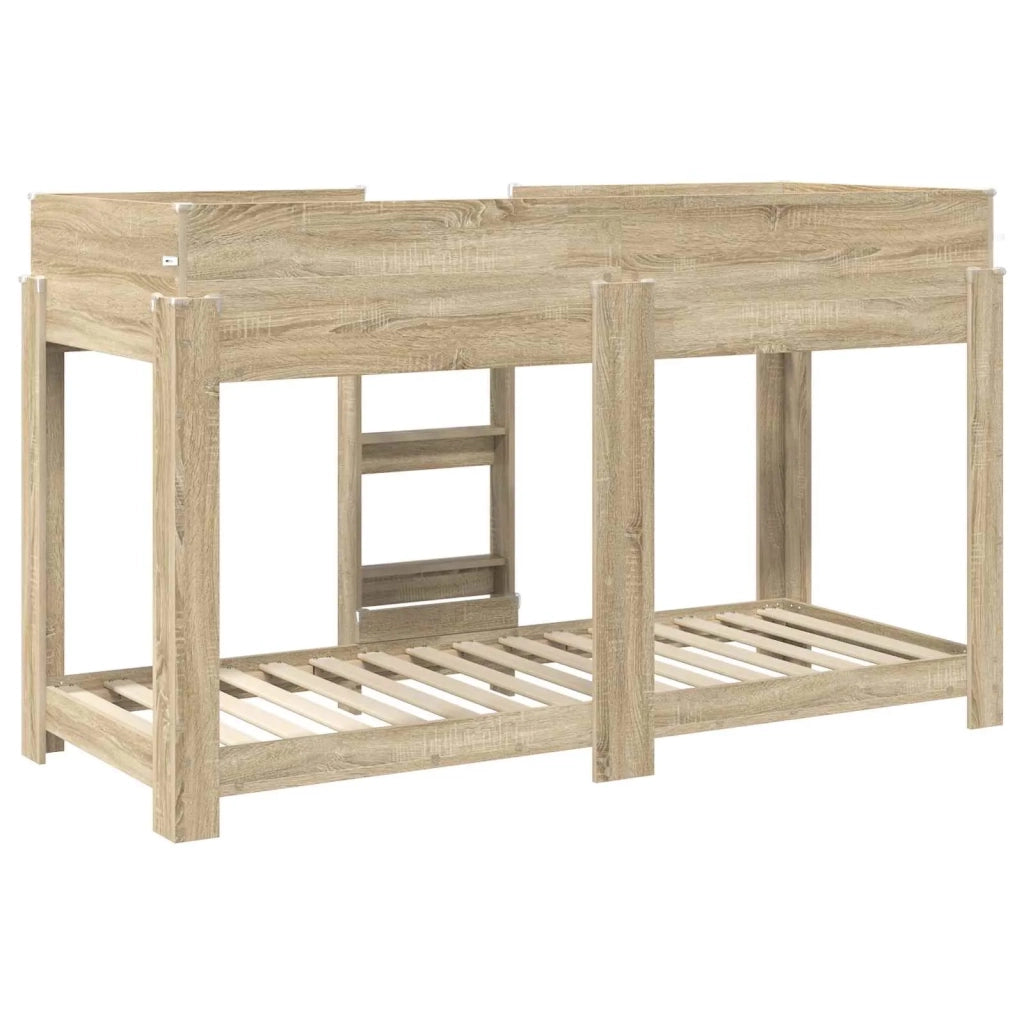 Letto a Castello per Bambini Rovere Sonoma 75 x 190 cm