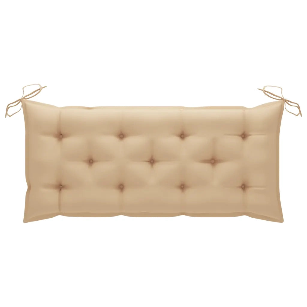 Panca da Giardino con Cuscino 120 cm in Massello di Acacia 3063786