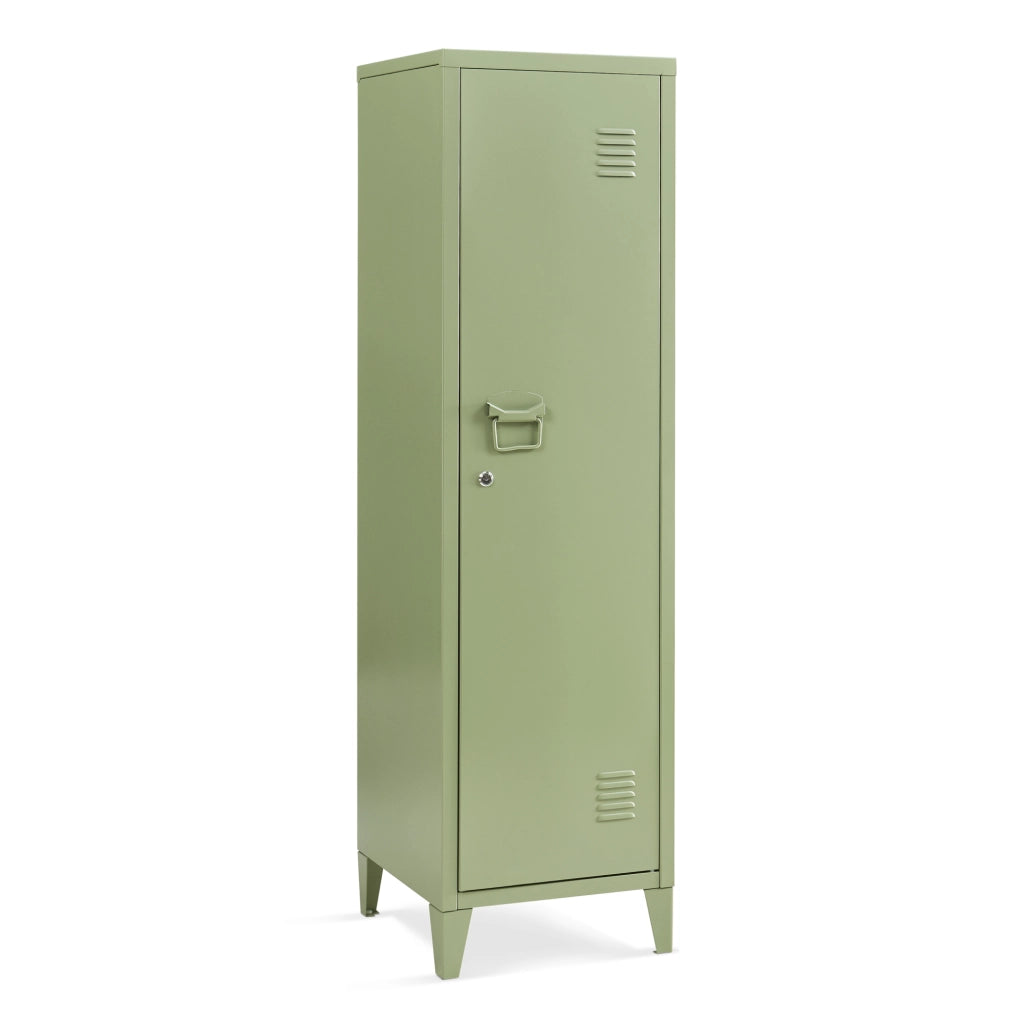 Armadio da Ufficio Kurikka Acciaio Verde Oliva [en.casa]