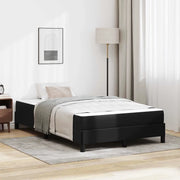 vidaXL Letto con materasso Nero 120 x 200 cm Pelle sintetica