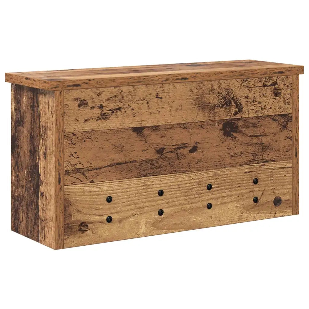 Appendiabiti a muro Legno vecchio 50 x 16 x 26 cm CFW9466671