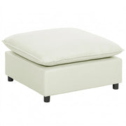 Pouf imbottito ¨C zephmum ¨C crema 75x75x40
