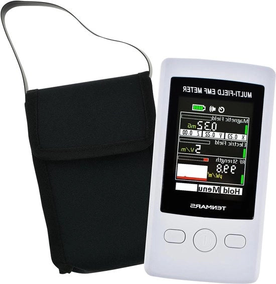 Multipolo misuratore EMF ELF RF Gauss 2000 mG - tester di campo eletromagnetico elettrico con indicatore di avviso
