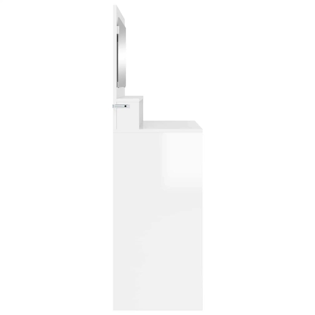 Tavoli da Trucco per Camera da Letto con cassetto Bianco Lucido 888981