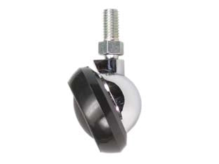 RUOTE MEZZA SFERA CON PERNO- - ø mm.42 perno ø mm.8x15 - 4 pezzi