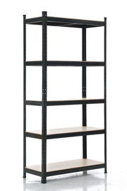 Scaffale zincato ad alta portata nero,90x40x180 cm