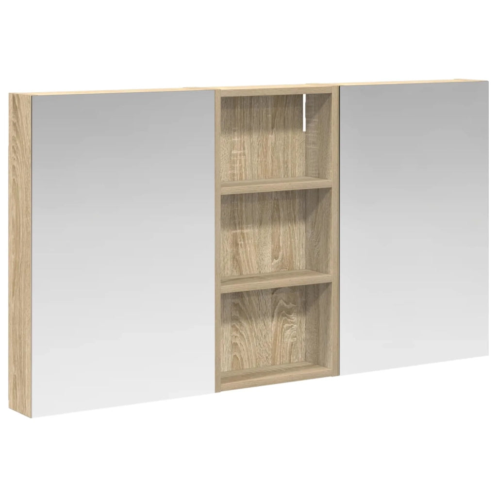 Set di Armadi da Bagno con porta 3 pcs 110 x 10,5 x 60,5 cm 3403714