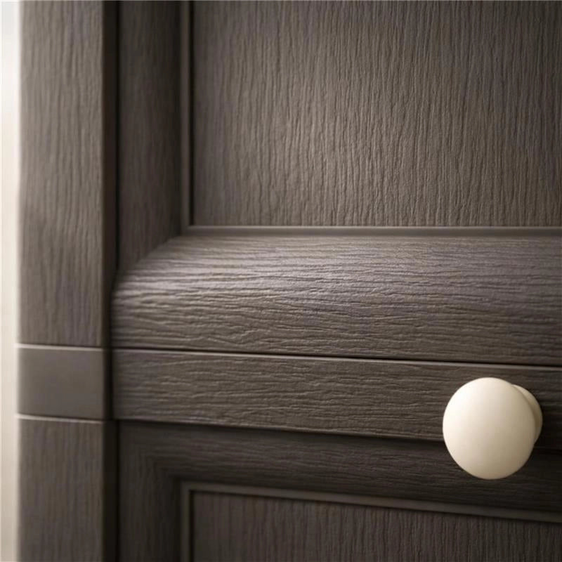 ARMADIO A COLONNA WENGÉ SCURO 40X43X164 CM CON 4 RIPIANI E 1 ANTA LISCIA – MOBILE VERTICALE ORGANIZZAZIONE CASA SALVASPAZIO